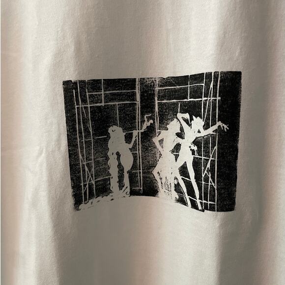 All That Jazz Bob Fosse Hand-carved Linocut stamp shirt - made to order - S-XL - Picture 3 of 4
